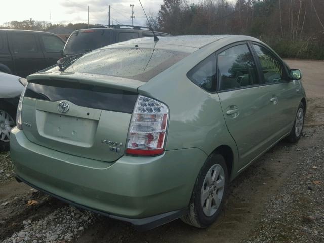 JTDKB20U377677966 - 2007 TOYOTA PRIUS GREEN photo 4