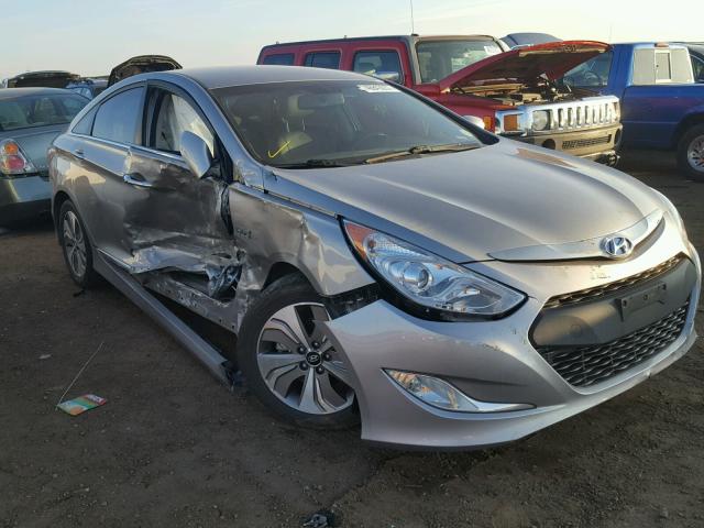 KMHEC4A42DA083285 - 2013 HYUNDAI SONATA HYB SILVER photo 1