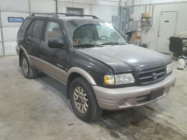 4S6DM58W614403568 - 2001 HONDA PASSPORT E BLACK photo 1