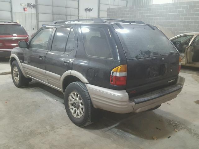 4S6DM58W614403568 - 2001 HONDA PASSPORT E BLACK photo 3