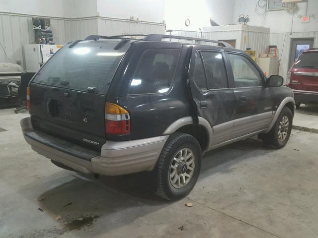 4S6DM58W614403568 - 2001 HONDA PASSPORT E BLACK photo 4