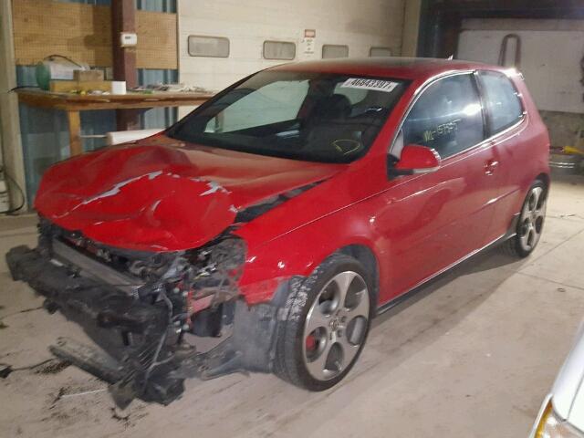WVWFV71K16W135370 - 2006 VOLKSWAGEN NEW GTI RED photo 2