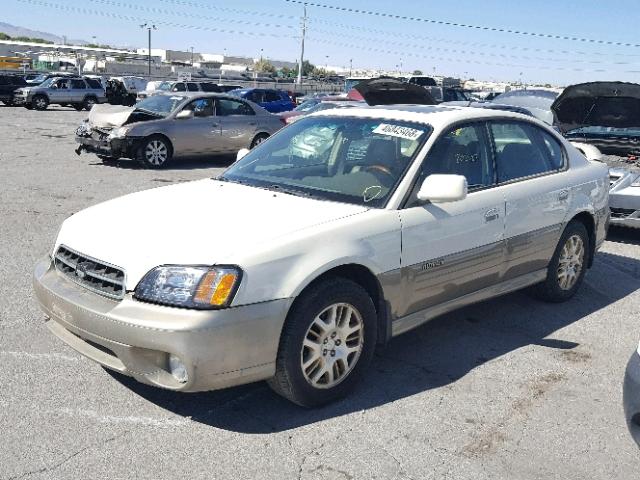 4S3BE896037205071 - 2003 SUBARU LEGACY OUT WHITE photo 2