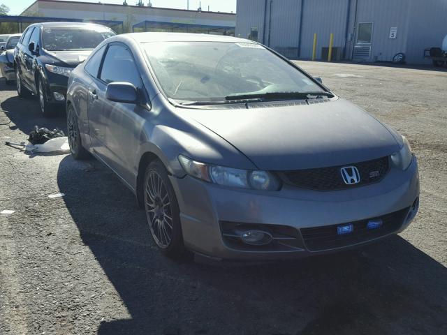 2HGFG21599H700573 - 2009 HONDA CIVIC GRAY photo 1