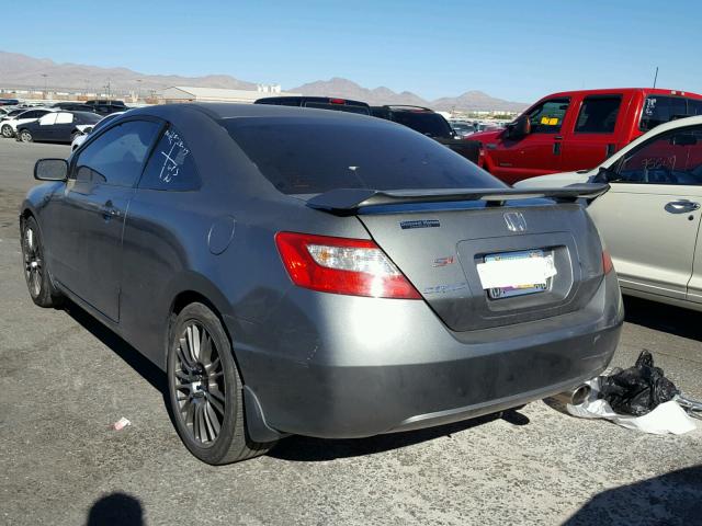 2HGFG21599H700573 - 2009 HONDA CIVIC GRAY photo 3