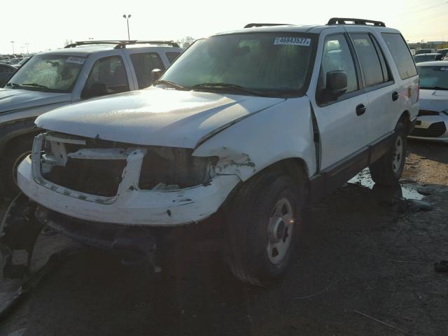 1FMPU16515LA81748 - 2005 FORD EXPEDITION WHITE photo 2