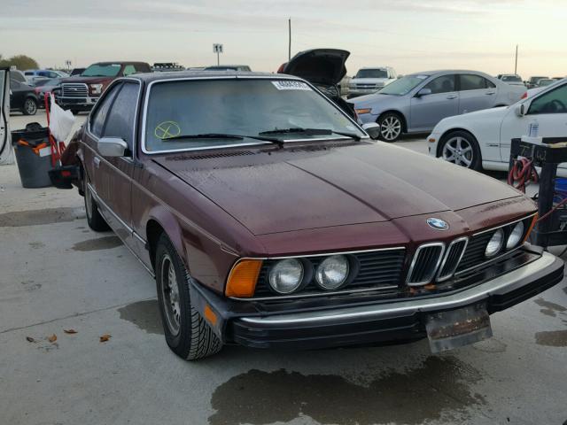 WBAEB8406D6995666 - 1983 BMW 633 CSI AU BURGUNDY photo 1