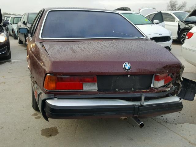 WBAEB8406D6995666 - 1983 BMW 633 CSI AU BURGUNDY photo 3