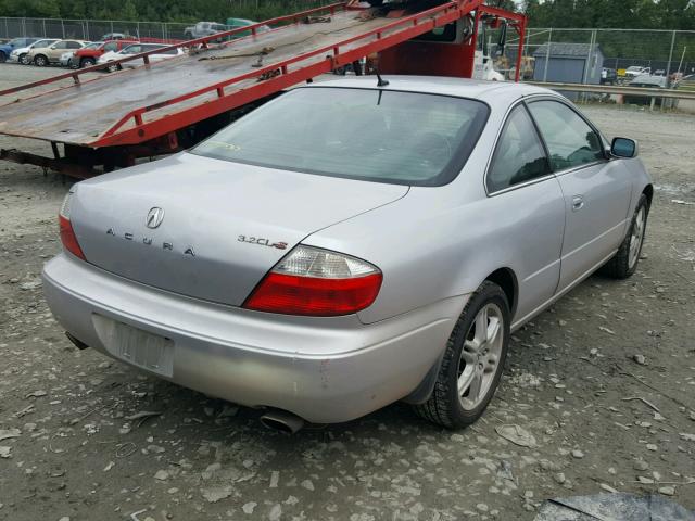19UYA42743A005932 - 2003 ACURA 3.2CL TYPE SILVER photo 4