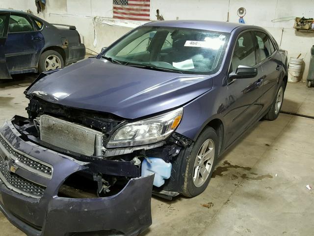 1G11B5SA3DF144381 - 2013 CHEVROLET MALIBU LS BLUE photo 2