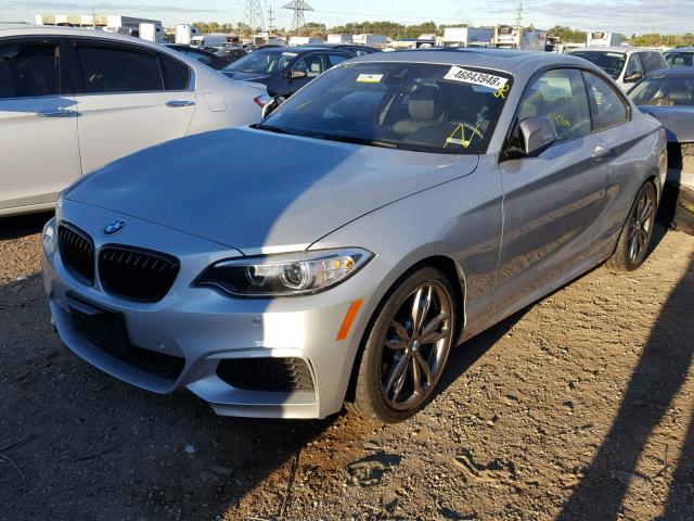 WBA2G3C56HV640979 - 2017 BMW M240XI SILVER photo 2