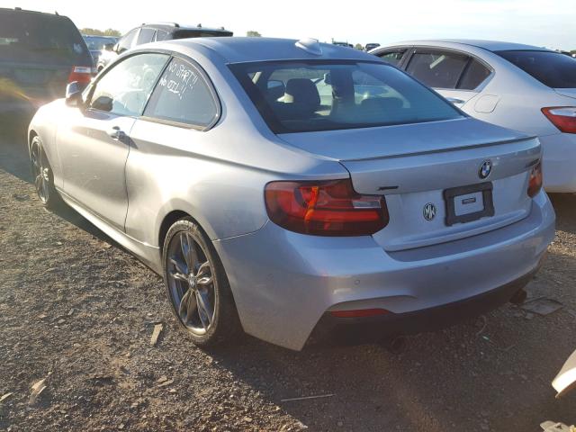 WBA2G3C56HV640979 - 2017 BMW M240XI SILVER photo 3