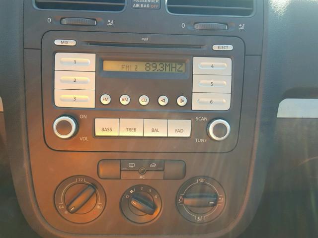 WVWAS71K17W252841 - 2007 VOLKSWAGEN RABBIT SILVER photo 9