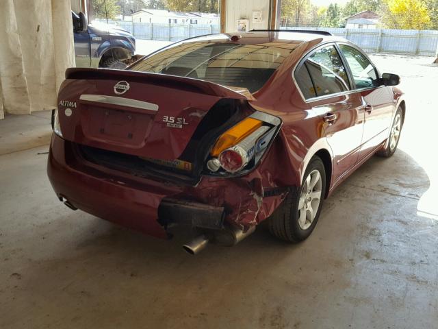 1N4BL21E48C115674 - 2008 NISSAN ALTIMA 3.5 RED photo 4