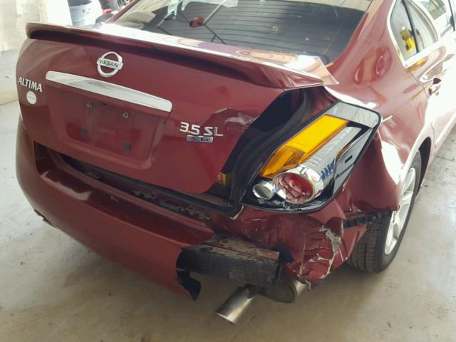 1N4BL21E48C115674 - 2008 NISSAN ALTIMA 3.5 RED photo 9