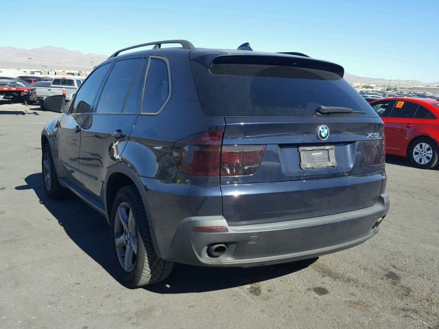 5UXFE43548L001428 - 2008 BMW X5 3.0I BLUE photo 3