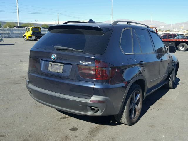 5UXFE43548L001428 - 2008 BMW X5 3.0I BLUE photo 4