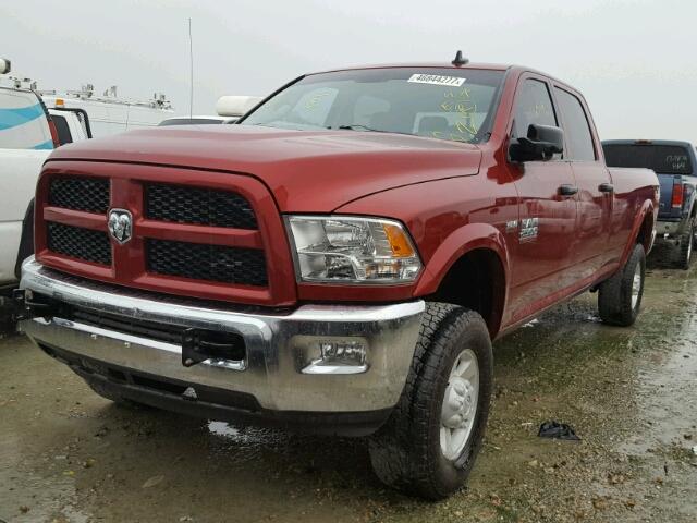 3C6UR5JJ7EG224517 - 2014 RAM 2500 SLT BURGUNDY photo 2