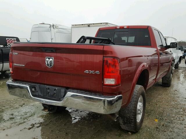 3C6UR5JJ7EG224517 - 2014 RAM 2500 SLT BURGUNDY photo 4