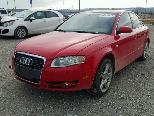 WAUDF78E47A110351 - 2007 AUDI A4 2.0T QU RED photo 2