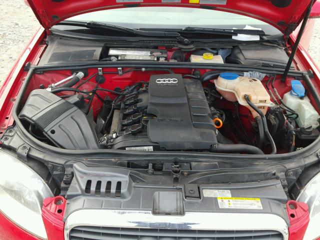 WAUDF78E47A110351 - 2007 AUDI A4 2.0T QU RED photo 7