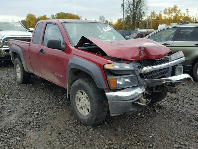 1GCDS196X58174661 - 2005 CHEVROLET COLORADO RED photo 1