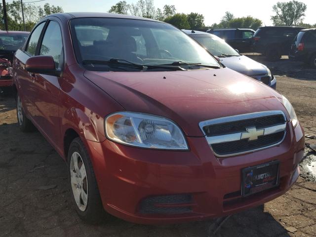 KL1TD5DE2BB116500 - 2011 CHEVROLET AVEO LS RED photo 1