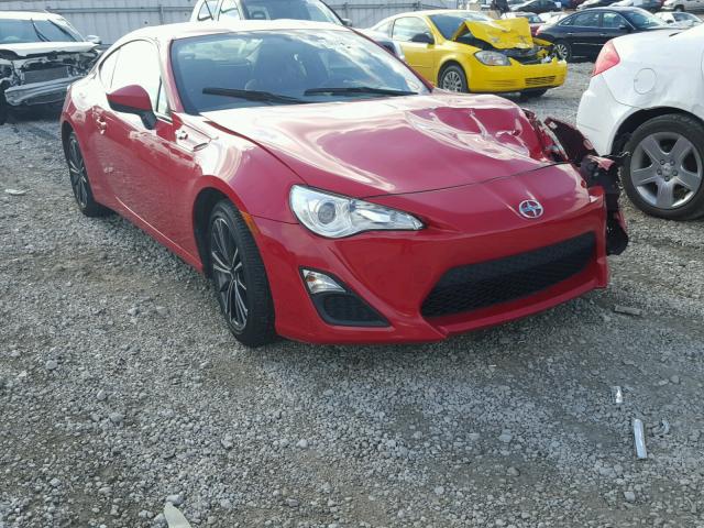 JF1ZNAA16D1714940 - 2013 TOYOTA SCION FR-S წითელი ფოტო 1