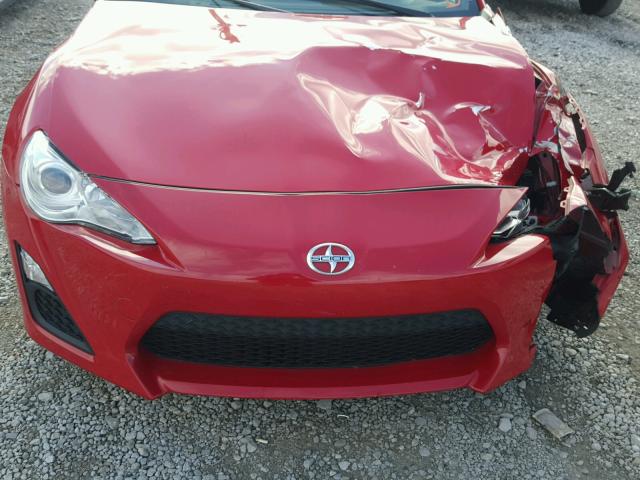 JF1ZNAA16D1714940 - 2013 TOYOTA SCION FR-S წითელი ფოტო 7