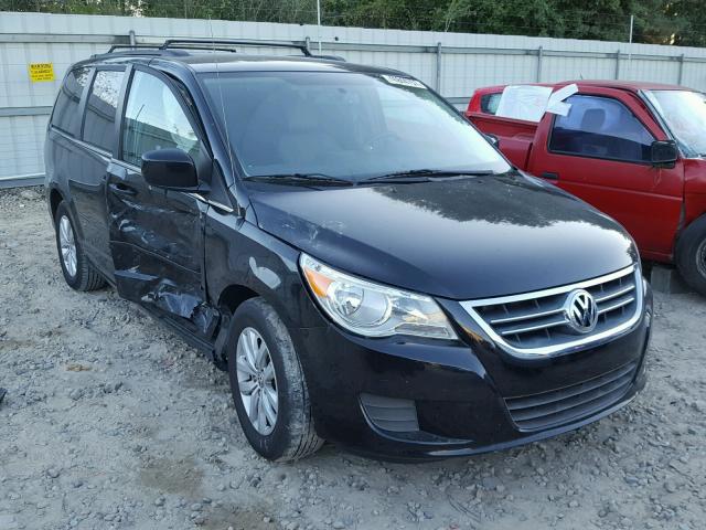 2C4RVABG2CR151943 - 2012 VOLKSWAGEN ROUTAN SE BLACK photo 1