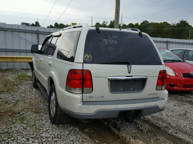 5LMEU88H54ZJ26237 - 2004 LINCOLN AVIATOR 白色 照片 3
