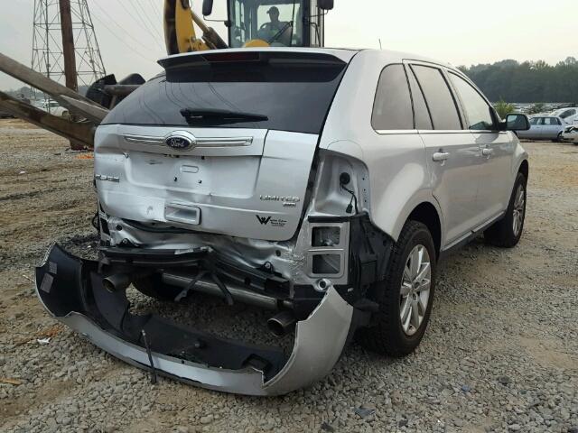 2FMDK4KCXBBB04132 - 2011 FORD EDGE LIMIT SILVER photo 4