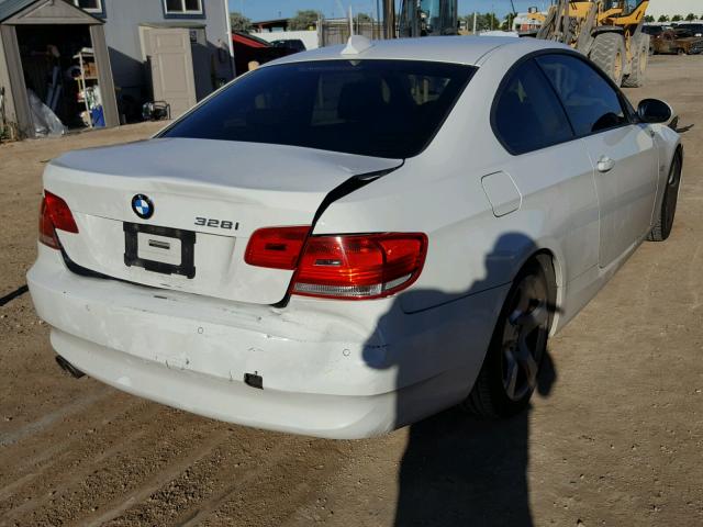 WBAWB33548P135138 - 2008 BMW 328 I WHITE photo 4