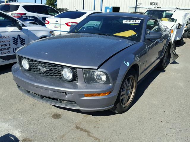 1ZVHT82H875261978 - 2007 FORD MUSTANG GT BLUE photo 2