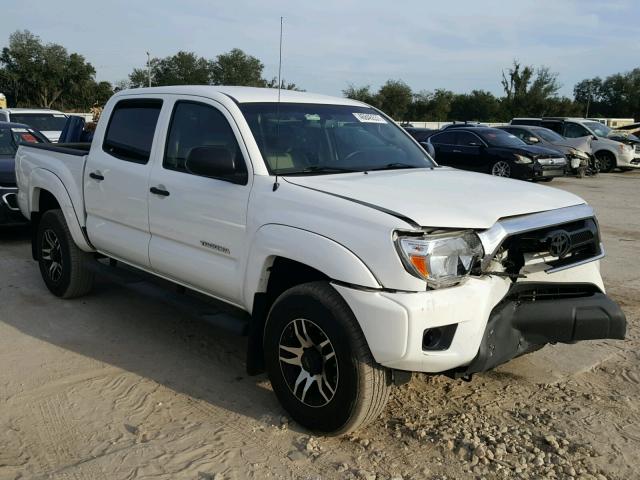 5TFJU4GN6DX045846 - 2013 TOYOTA TACOMA DOU WHITE photo 1