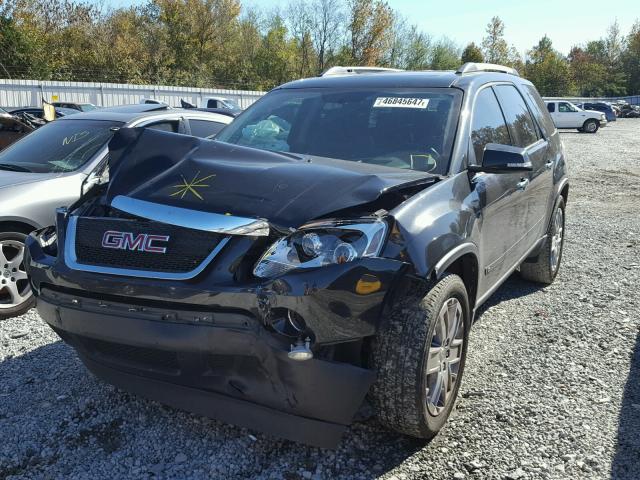 1GKLRNED9AJ182700 - 2010 GMC ACADIA SLT BLACK photo 2