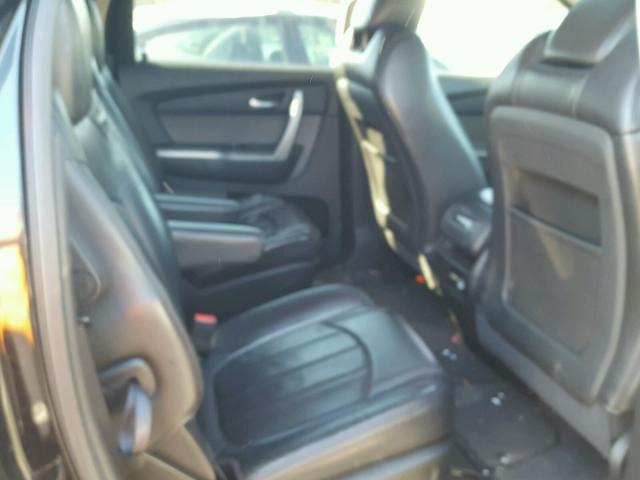 1GKLRNED9AJ182700 - 2010 GMC ACADIA SLT BLACK photo 6