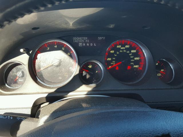 1GKLRNED9AJ182700 - 2010 GMC ACADIA SLT BLACK photo 8