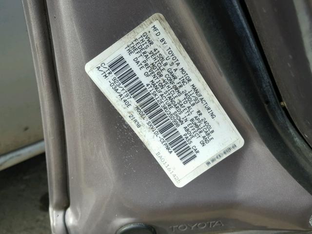 4T1SK12E3RU350998 - 1994 TOYOTA CAMRY PURPLE photo 10