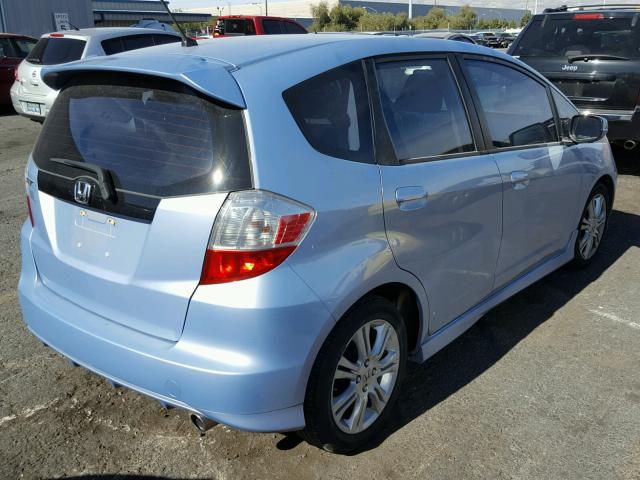 JHMGE88499S045024 - 2009 HONDA FIT SPORT SILVER photo 4