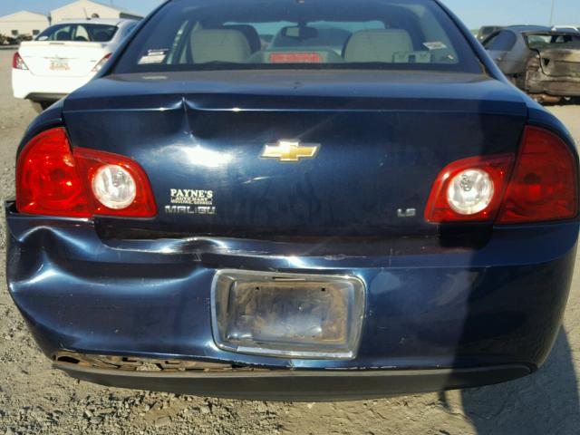 1G1ZG57B59F235200 - 2009 CHEVROLET MALIBU LS 蓝色 照片 9