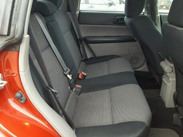 JF1SG66618H733096 - 2008 SUBARU FORESTER S RED photo 6