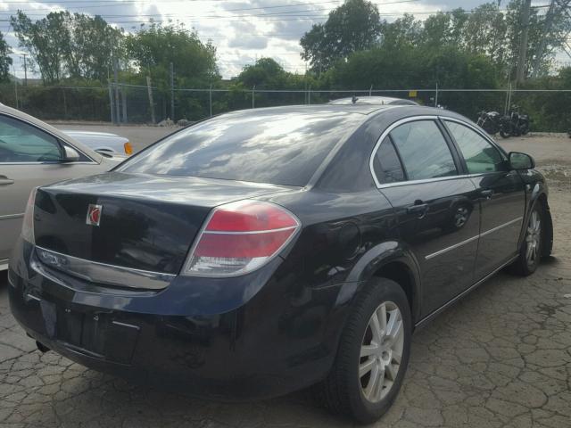 1G8ZS57N37F191334 - 2007 SATURN AURA XE BLACK photo 4