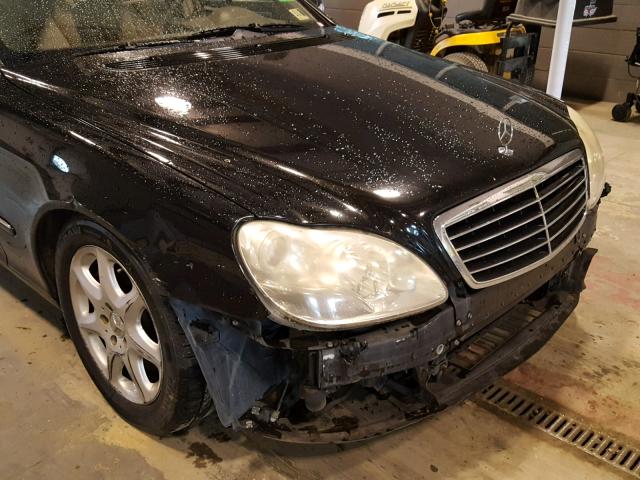 WDBNG83J44A394217 - 2004 MERCEDES-BENZ S 430 4MAT BLACK photo 9