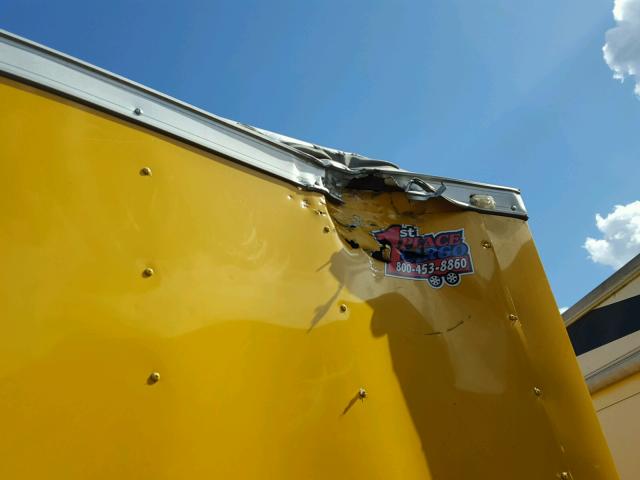 50ZZ1C430JN005773 - 2018 CHALET TRAILER YELLOW photo 10