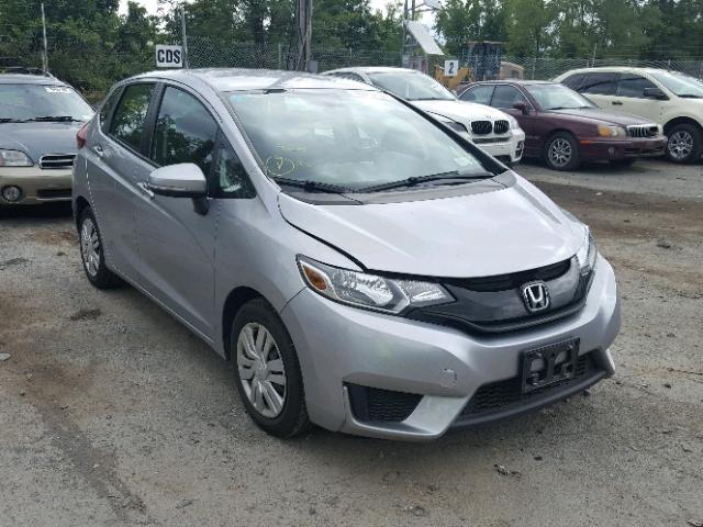 3HGGK5G56HM706942 - 2017 HONDA FIT LX SILVER photo 1