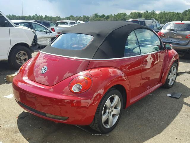 3VWSF31YX6M306560 - 2006 VOLKSWAGEN NEW BEETLE Qırmızı foto 4