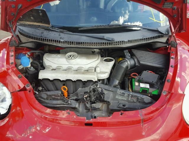 3VWSF31YX6M306560 - 2006 VOLKSWAGEN NEW BEETLE Qırmızı foto 7