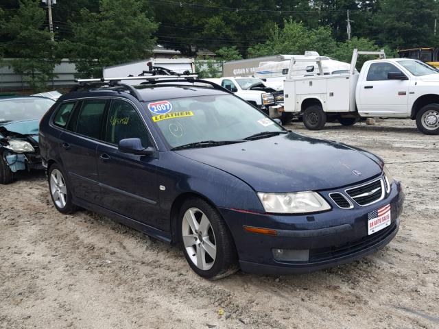 YS3FH51U871137797 - 2007 SAAB 9-3 AERO BLUE photo 1