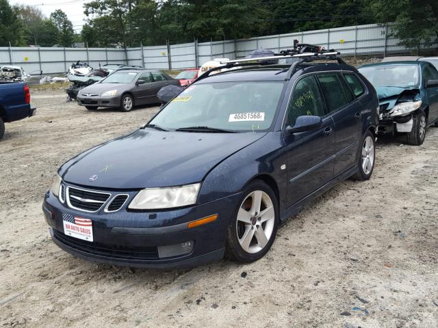 YS3FH51U871137797 - 2007 SAAB 9-3 AERO BLUE photo 2